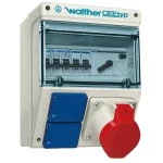 Walther 6920117 Kunststoff-Steckdosenkombination 