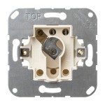 JUNG 106.15 Schlüsselschalter (Einsatz) ohne Demontageschutz, Universal Aus-Wechselschalter, 1-pol., UP 