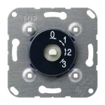 JUNG 1101-4 Drehschalter, 3-Stufen-Schalter m. AUS-Stellung, 16 AX 250 V ~, anthrazit 