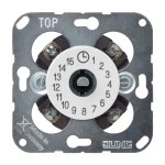 JUNG 11015WW Schaltuhr, Aus 2-pol., max. 15 Minuten, 16 AX, ohne Krallen, alpinweiß 