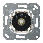 JUNG 1234.20 Jalousie-Drehschalter, Wendeschalter/-taster 2-pol. (2 Antriebe), 10 A 250 V ~, anthrazit, UP 