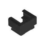 JUNG 12SW Einführungsschieber, für Kabelkanal 15 x 15 mm, schwarz 