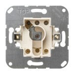 JUNG 134.15 Jalousie-Schlüsselschalter (Einsatz) ohne Demontageschutz, Wendetaster, 1-pol. (1 Antrieb), UP 