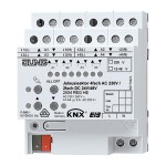 JUNG 2504REGHE KNX Jalousieaktor 4fach AC 110-230 V, 2fach DC 12-48 V, REG, 4 TE 