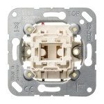 JUNG 506EU Wippschalter (Einsatz) 10 AX 250 V~, Universal Aus-Wechsel, ohne Krallen 