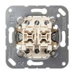 JUNG 539U Doppeltaster, 2 Wechsler 