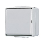 JUNG 606W Wippschalter, Universal Aus-Wechsel, 10 AX 250 V ~, IP 44, WG 600 