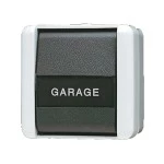 JUNG 806NAW Wippschalter, Universal Aus-Wechsel, mit Schriftfeld, IP 44, WG 800 