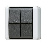 JUNG 809VW Jalousie-Wippschalter, 1-pol. (1 Antrieb), IP 44, WG 800 