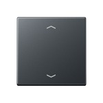 JUNG A101PBFANM Wippe für KNX Taster, F10, mit Pfeilsymbolen, Thermoplast lackiert, Serie A, anthrazit matt 