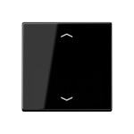JUNG A101PBFSW Wippe für KNX Taster, F10, mit Pfeilsymbolen, Thermoplast, Serie A, schwarz 