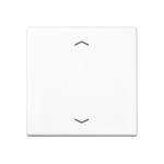 JUNG A101PBFWW Wippe für KNX Taster, F10, mit Pfeilsymbolen, Thermoplast, Serie A, alpinweiß 