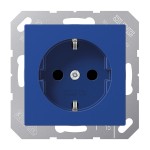 JUNG A1520BFBL SCHUKO®-Steckdose, 16 A 250 V ~, Thermoplast, Serie A, blau 