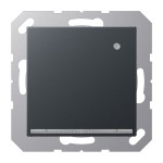 JUNG A1539-OANMLNW LED-Orientierungslicht mit integriertem Helligkeitssensor, Thermoplast lackiert, Serie A, anthrazit matt 