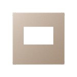 JUNG A1569USBCH 1fach, Thermoplast lackiert, Serie A, champagner, senkrechte und waagerechte Montage 