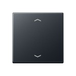 JUNG A1700BFPANM LB-Management Taster 1fach, mit Pfeilsymbolen, Thermoplast lackiert, Serie A, anthrazit matt 