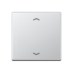 JUNG A1700PAL LB-Management Taster 1fach, mit Pfeilsymbolen, Duroplast lackiert, Serie A, aluminium 