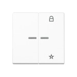 Jung A1701WW Steuertaste Universal Duroplast Serie A alpinweiß 