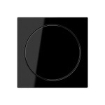 JUNG A1740SW Abdeckung mit Drehknopf 1fach, Duroplast, Serie A, schwarz 