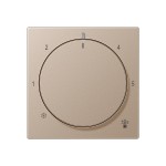JUNG A1749BFCH Abdeckung für Thermostat, Thermoplast lackiert, Serie A, champagner 