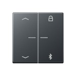 Jung A1751BFPBTANM LB-ManagementTimer Universal Bluetooth® Pfeile Thermoplast lackiert Serie A anthrazit matt 