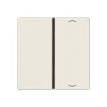 JUNG A401TSAP Taste, F40, mit Pfeilsymbolen, Thermoplast, Serie AS, weiß 