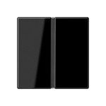 JUNG A401TSASW Tastensatz, F40, Thermoplast, Serie A, schwarz 