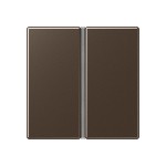 JUNG A402TSAMO Tastensatz, F40, Thermoplast lackiert, Serie A, mokka 