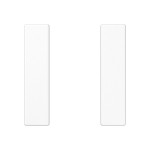 JUNG A501TSAWW Tastensatz, F50, Thermoplast, Serie AS/A, alpinweiß 