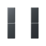 JUNG A502TSAANM Tastensatz, F50, Thermoplast lackiert, Serie A, anthrazit matt 