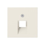 JUNG A569-1BFPLUA Abdeckung für IAE/UAE-Anschlussdosen, 1 x 8-polig, Thermoplast, Serie AS, weiß 