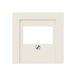 JUNG A569BFPLT Abdeckung für TAE-Anschlussdosen, 1fach, Thermoplast, Serie AS, weiß 