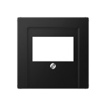 JUNG A569BFPLTSWM Abdeckung für TAE-Anschlussdosen, 1fach, Thermoplast lackiert, Serie A, graphitschwarz matt 