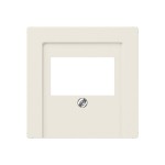 JUNG A569PLT Abdeckung für TAE-Anschlussdosen, 1fach, Duroplast, Serie AS, weiß 