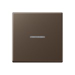 JUNG A590KO5MO Wippe 1fach, mit Lichtleiter, Duroplast lackiert, Serie A, mokka 