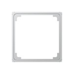 JUNG A590ZAL Zwischenrahmen 50 x 50 mm, Thermoplast lackiert, aluminium, senkrechte und waagerechte Montage 