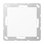 JUNG A594-0WW Blind-Abdeckung (gerastet), Thermoplast, Serie AS/A, alpinweiß 