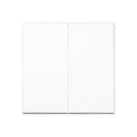 JUNG A595BFWW Wippe 2fach, Thermoplast, Serie A, alpinweiß 