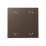 Jung A595MPMO Wippe 2-fach mit 4 Pfeilsymbolen Serie A mokka 