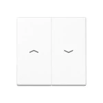 JUNG A595PWW Wippe 2fach, mit Pfeilsymbolen, Duroplast, Serie A, alpinweiß 