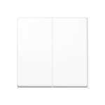 Jung ABAS591-5WW Wippe 2-fach Duroplast antibakteriell Serie AS alpinweiß 