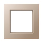 JUNG AC581CH Rahmen 1fach, A CREATION, Duroplast lackiert, champagner, senkrechte und waagerechte Montage 