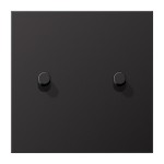 JUNG AL12-5DR01 Abdeckung mit Kipphebel Zylinder, 1fach, 2 Kipphebel, Serie LS 1912, dark 