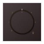 JUNG AL1749D Abdeckung für Thermostat, Aluminium lackiert, Serie LS, dark 