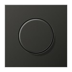 Jung AL1940AN Abdeckung für Drehdimmer Aluminium lackiert Serie LS anthrazit (lackiertes Aluminium) 