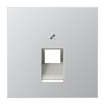 JUNG AL2969-1UA Abdeckung für IAE/UAE-Anschlussdosen, 1 x 8-polig, Serie LS, Aluminium 