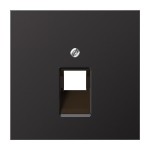 JUNG AL2969-1UAD Abdeckung für IAE/UAE-Anschlussdosen, 1 x 8-polig, Aluminium lackiert, Serie LS, dark 