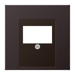 JUNG AL2969TD Abdeckung für TAE-Anschlussdosen, 1fach, Aluminium lackiert, Serie LS, dark 