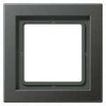 JUNG ALD2981AN Rahmen 1fach, LS-DESIGN, Aluminium lackiert, anthrazit, senkrechte und waagerechte Montage 