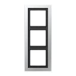 JUNG ALD2983 Rahmen 3fach, LS-DESIGN, Aluminium, senkrechte und waagerechte Montage 